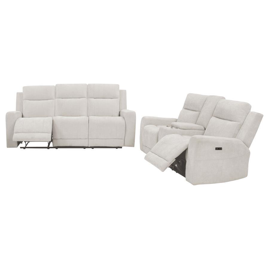 Kennett - Chenille Power Reclining Sofa Set