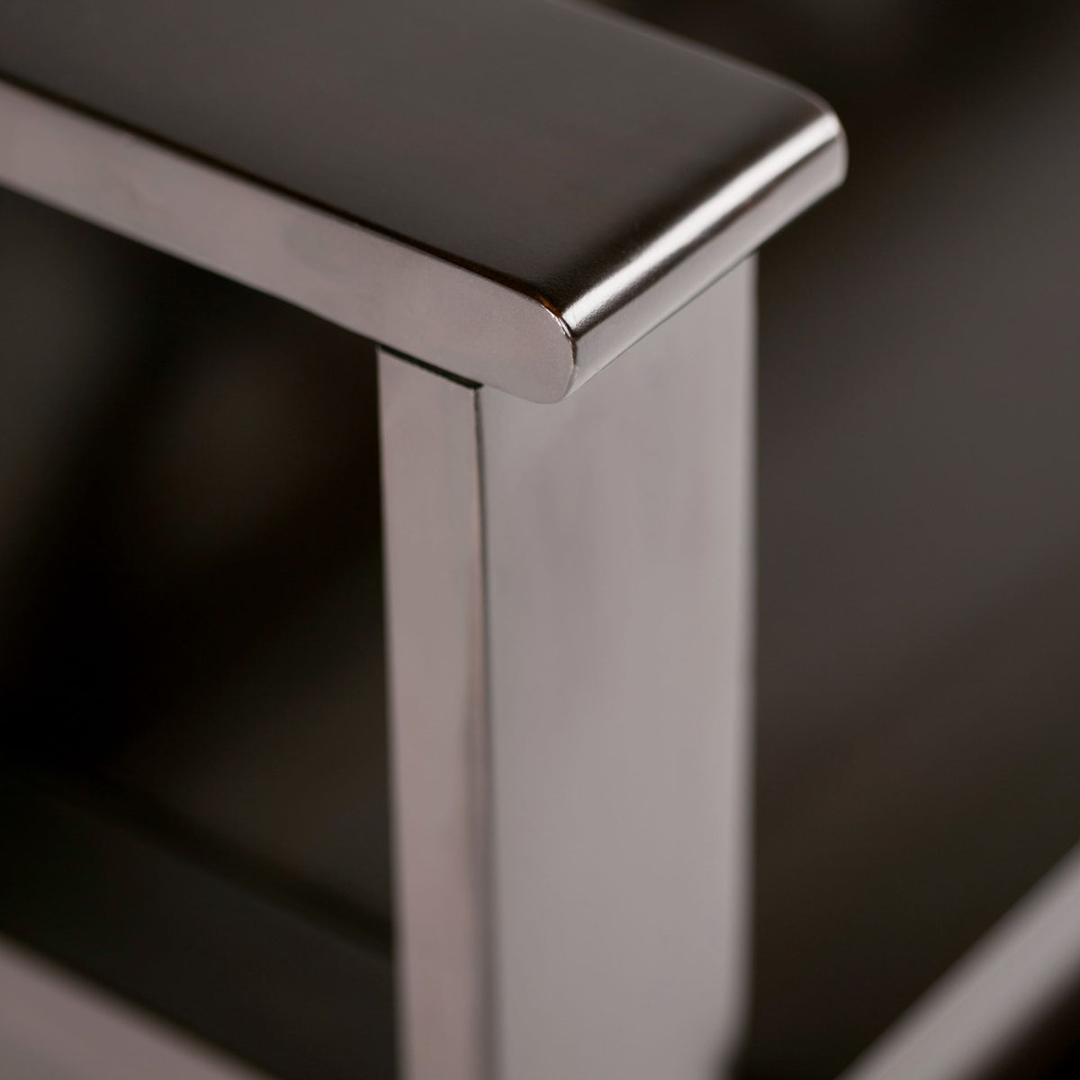 Amherst - Entryway Storage Bench - Hickory Brown by Simpli-Home | Bel Furniture