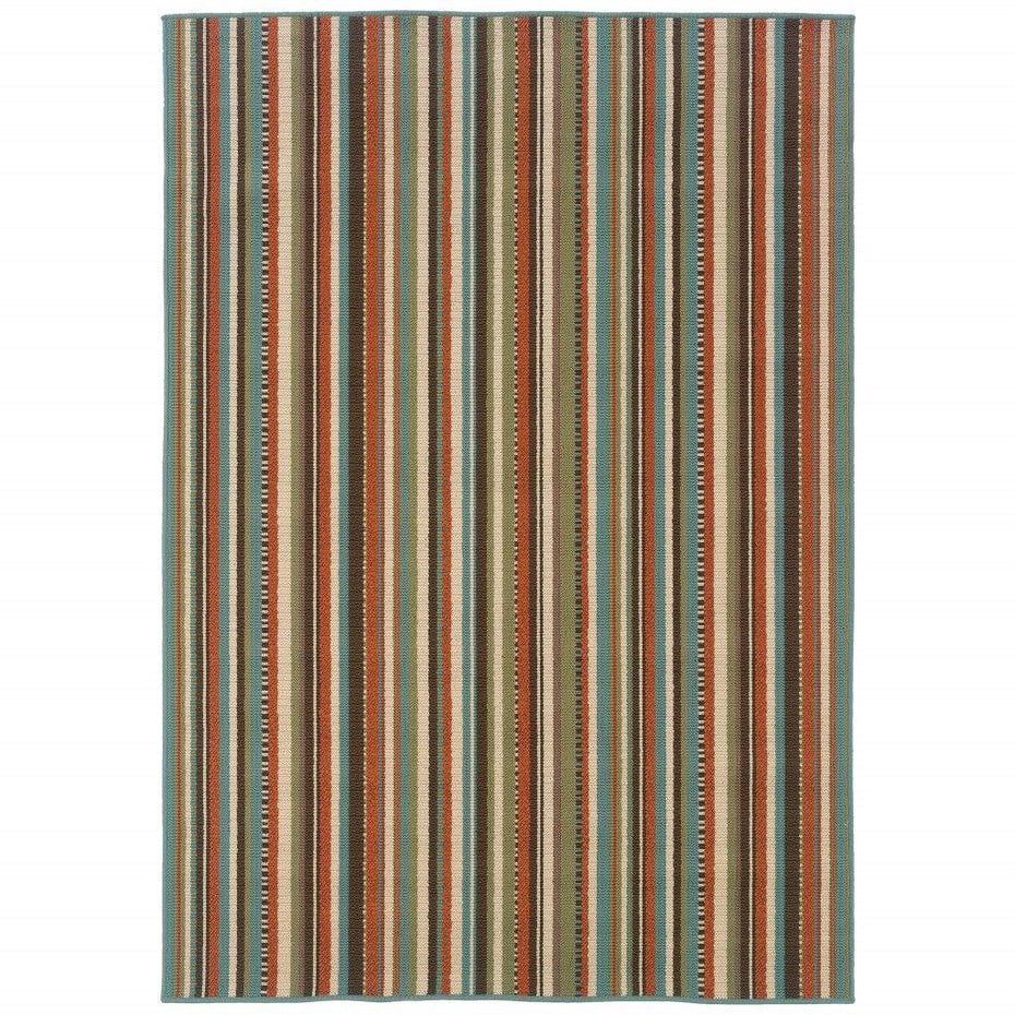 2' X 4' Indoor / Outdoor Area Rug - Green