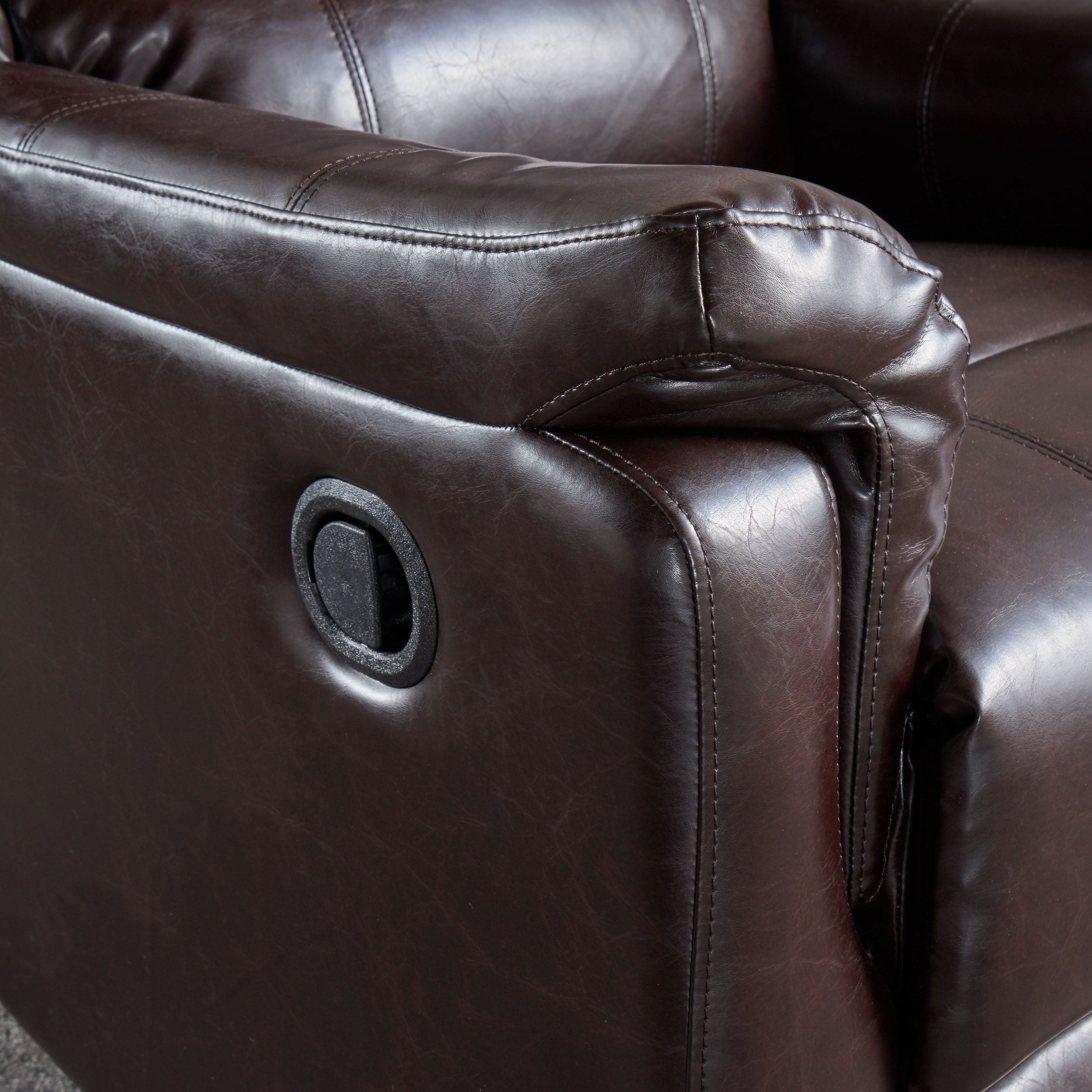 Glider Recliner With Swivel, Manual Reclining Chair