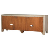 Solano - 71" 2-door TV Stand Media Console - Weathered Mango