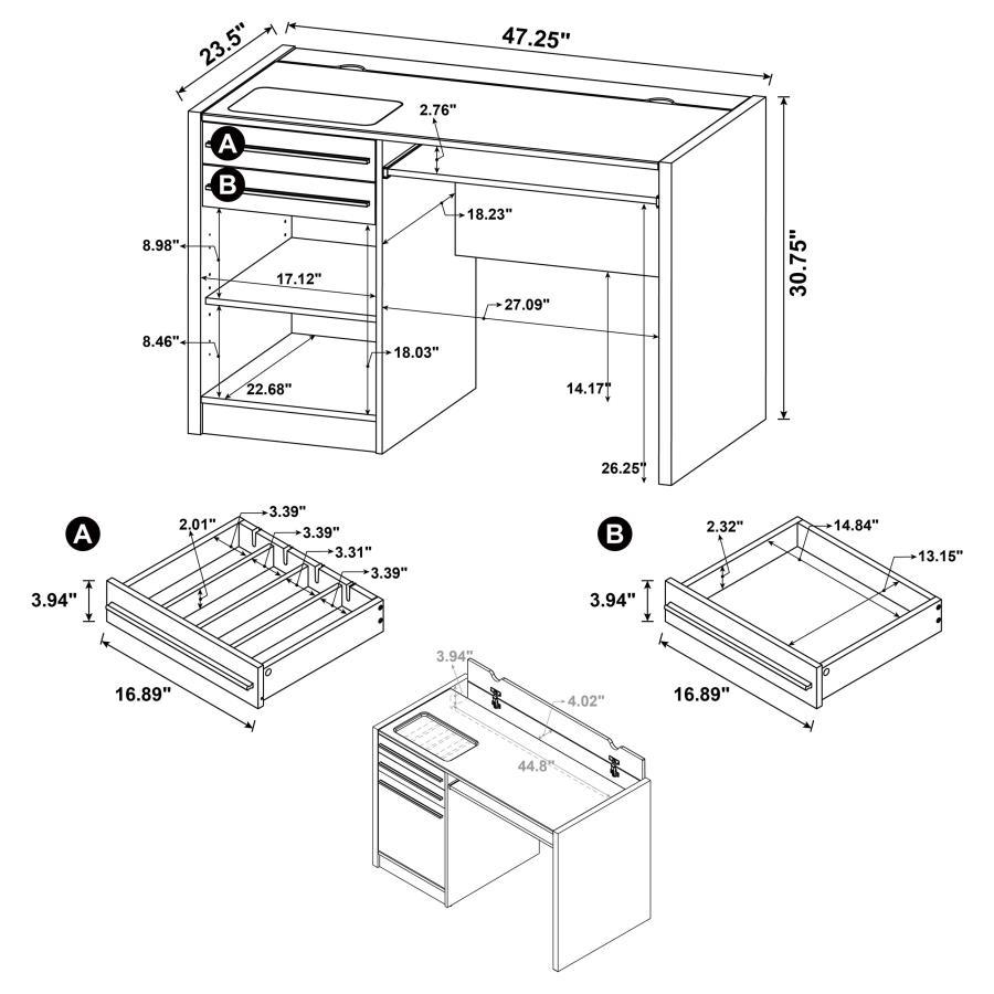 Halston - Office Computer Desk