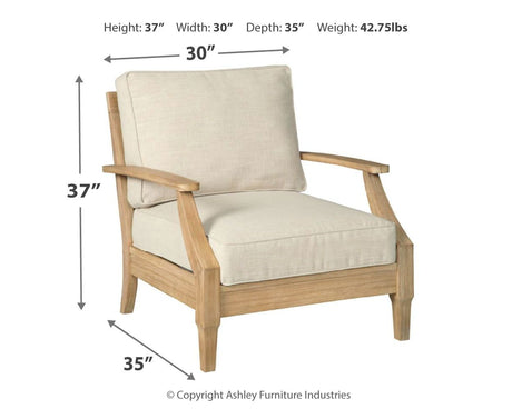 Clare View - Beige - Lounge Chair w/Cushion by Signature Design by Ashley® | Bel Furniture