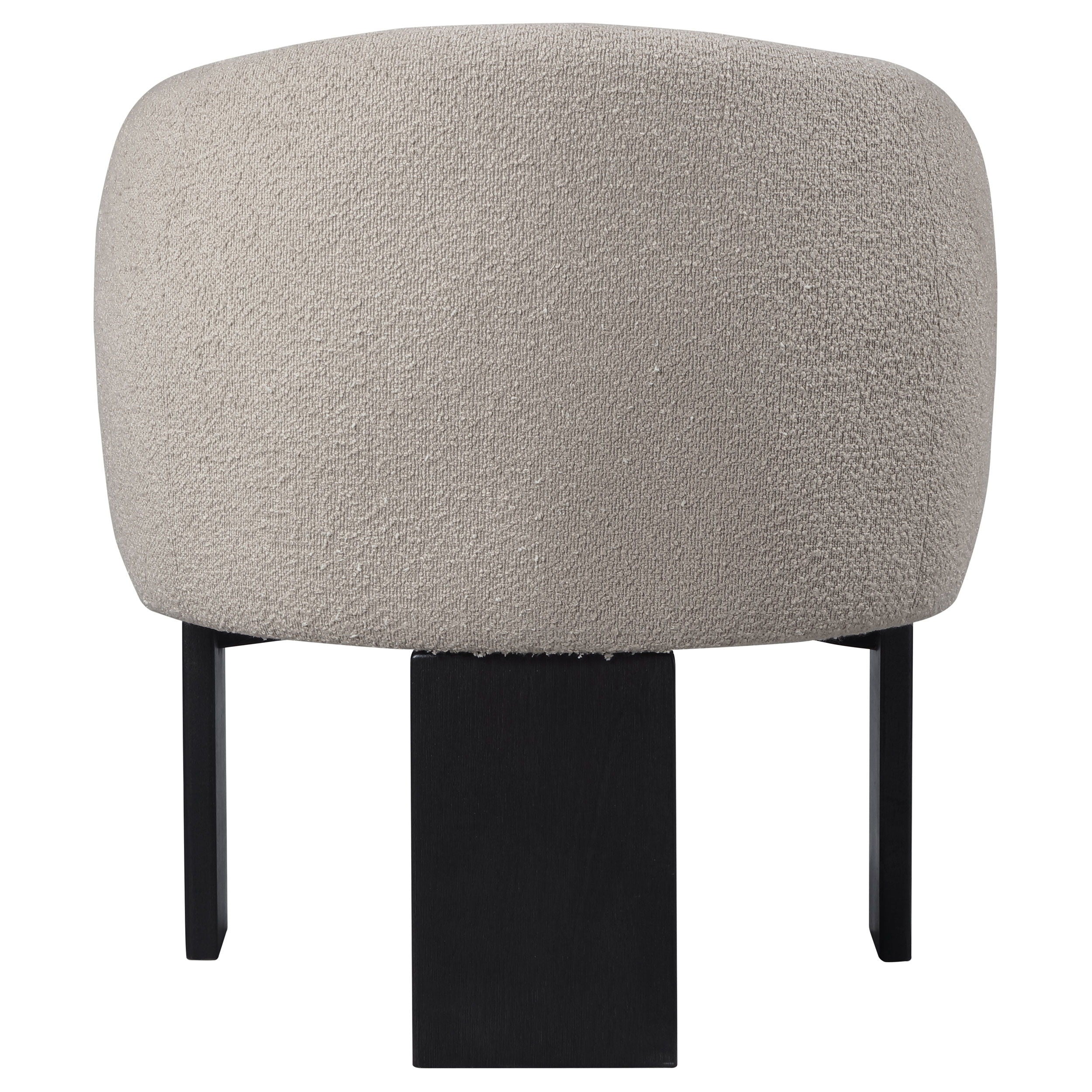 Valdez - Boucle Upholstered Barrel Back Accent Chair