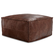 Sheffield - Handcrafted Square Pouf - view 2