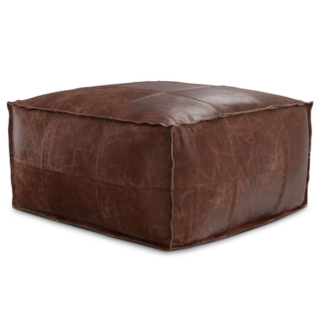 Sheffield - Handcrafted Square Pouf - view 2