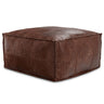 Sheffield - Handcrafted Square Pouf - view 2