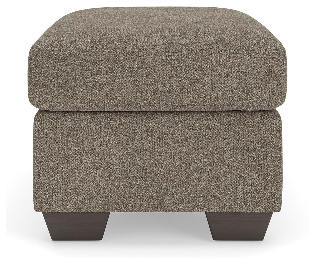 Triston-Peaks - Ottoman - Suede