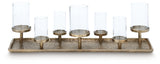 Wallmond - Candle Holder - Antique Brass Finish