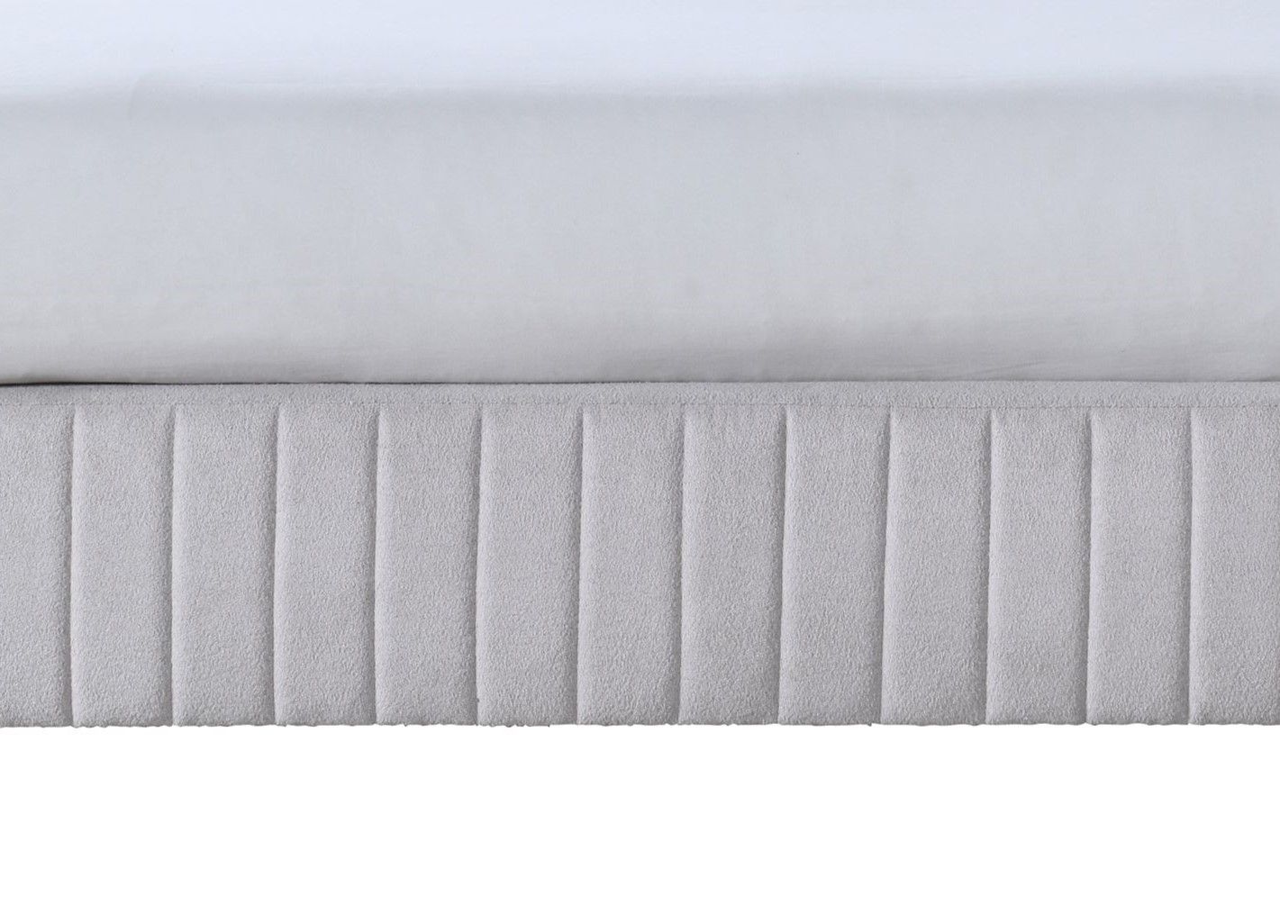 Queen Upholstered Bed - Beige