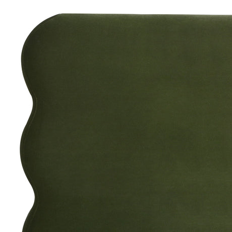 Stockholm - Modern Wavy Headboard Platform Bed by Jennifer Taylor Home | Bel Furniture