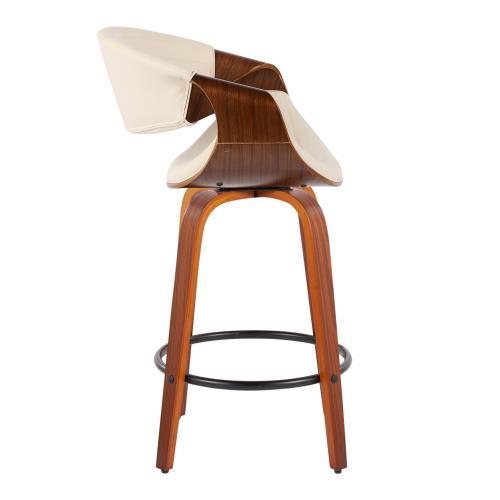 Symphony - Mid Century Stylish Design Modern Counter Stool (Set of 2)