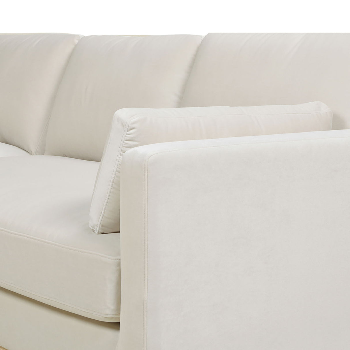 Knox - Modern Farmhouse Reversible Chaise Sectional Sofa by Jennifer Taylor Home | Bel Furniture