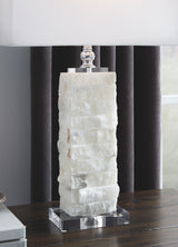Malise - White - Alabaster Table Lamp by Signature Design by Ashley® | Bel Furniture