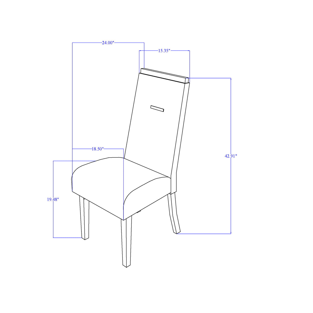 Moon - Dining Chairs (Set of 2) - Gray