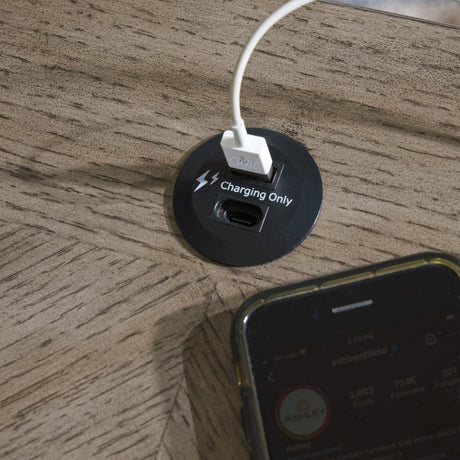 Loyaska - Grayish Brown - Rectangular End Table by Signature Design by Ashley® | Bel Furniture