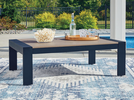 East Beach - Blue - Rectangular Cocktail Table - view 4