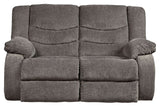 Tulen - Reclining Loveseat Gray by Signature Design by Ashley® | Bel Furniture