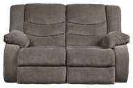 Tulen - Reclining Loveseat Gray by Signature Design by Ashley® | Bel Furniture
