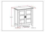 Burlington - Low Storage Cabinet - Light Brown