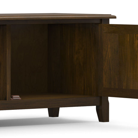 Burlington - Low TV Media Stand - Mahogany - view 3