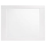 Felicity - Dresser Mirror - White High Gloss by CoasterEssence | Bel Furniture