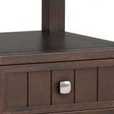 Acadian - End Table With Drawer - Brown by Simpli-Home | Bel Furniture