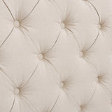 Fontana - Handcrafted Wingback Upholstered Platform Bed Frame by Jennifer Taylor Home | Bel Furniture