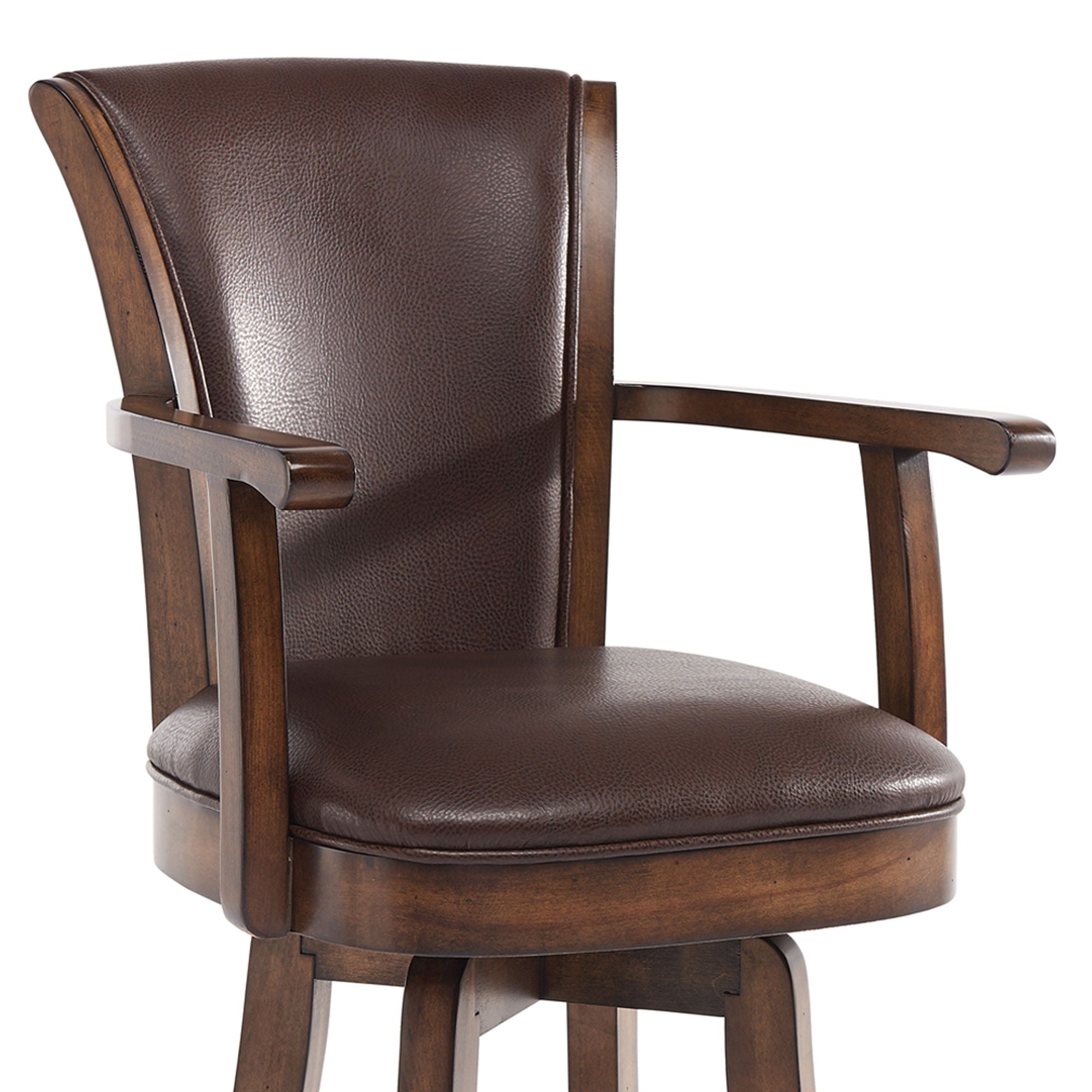 45" Swivel Bar Height Bar Chair - Chestnut