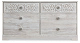 Paxberry - Six Drawer Dresser - Weatherworn - Whitewash