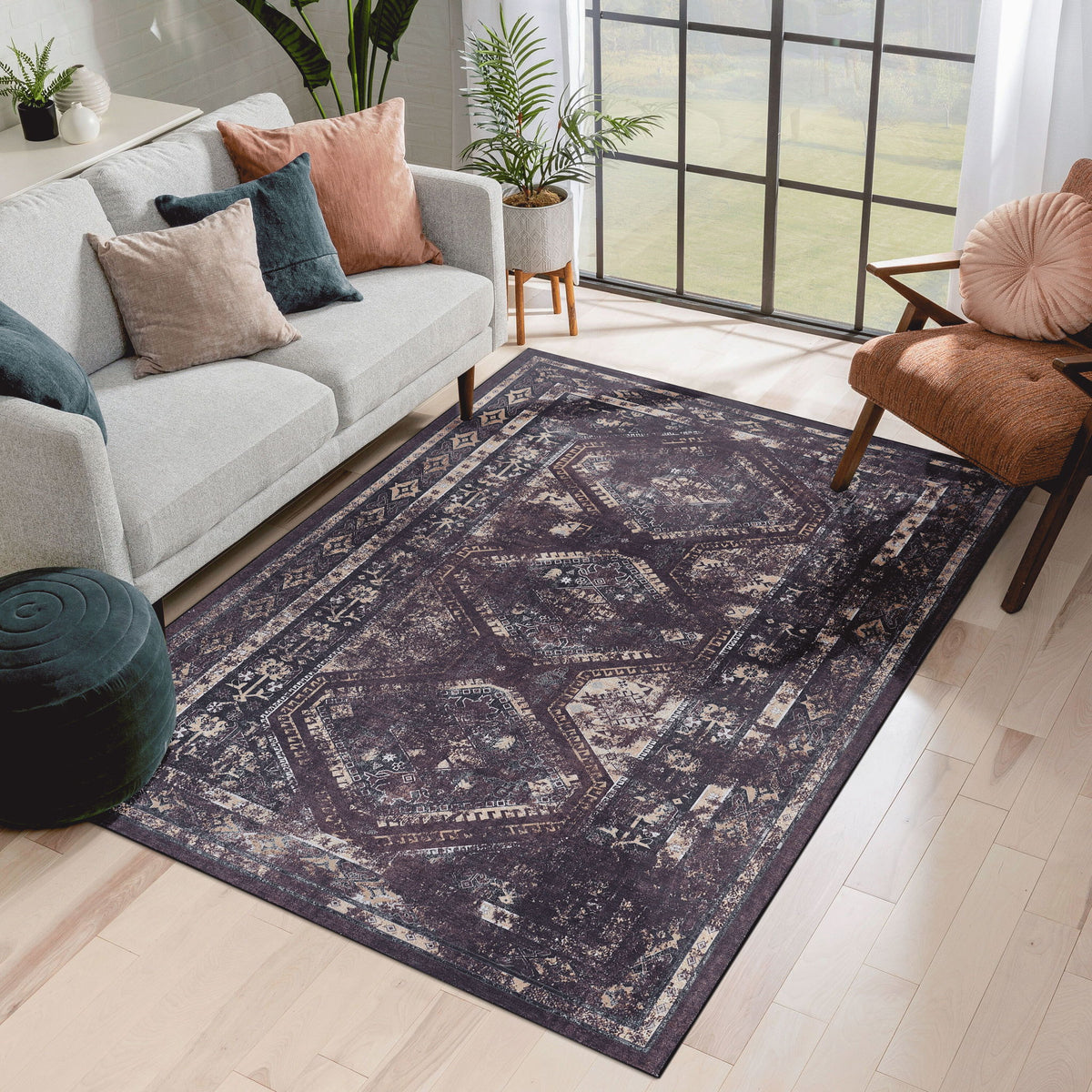 Maval - Trendy Washable Area Rug - view 2
