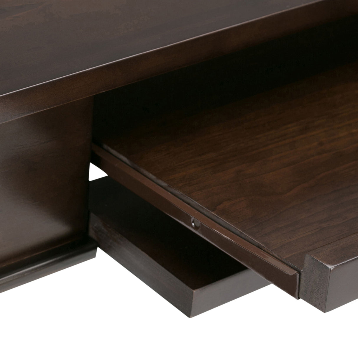 Carlton - Home Office Desk - Dark Tobacco Brown by Simpli-Home | Bel Furniture