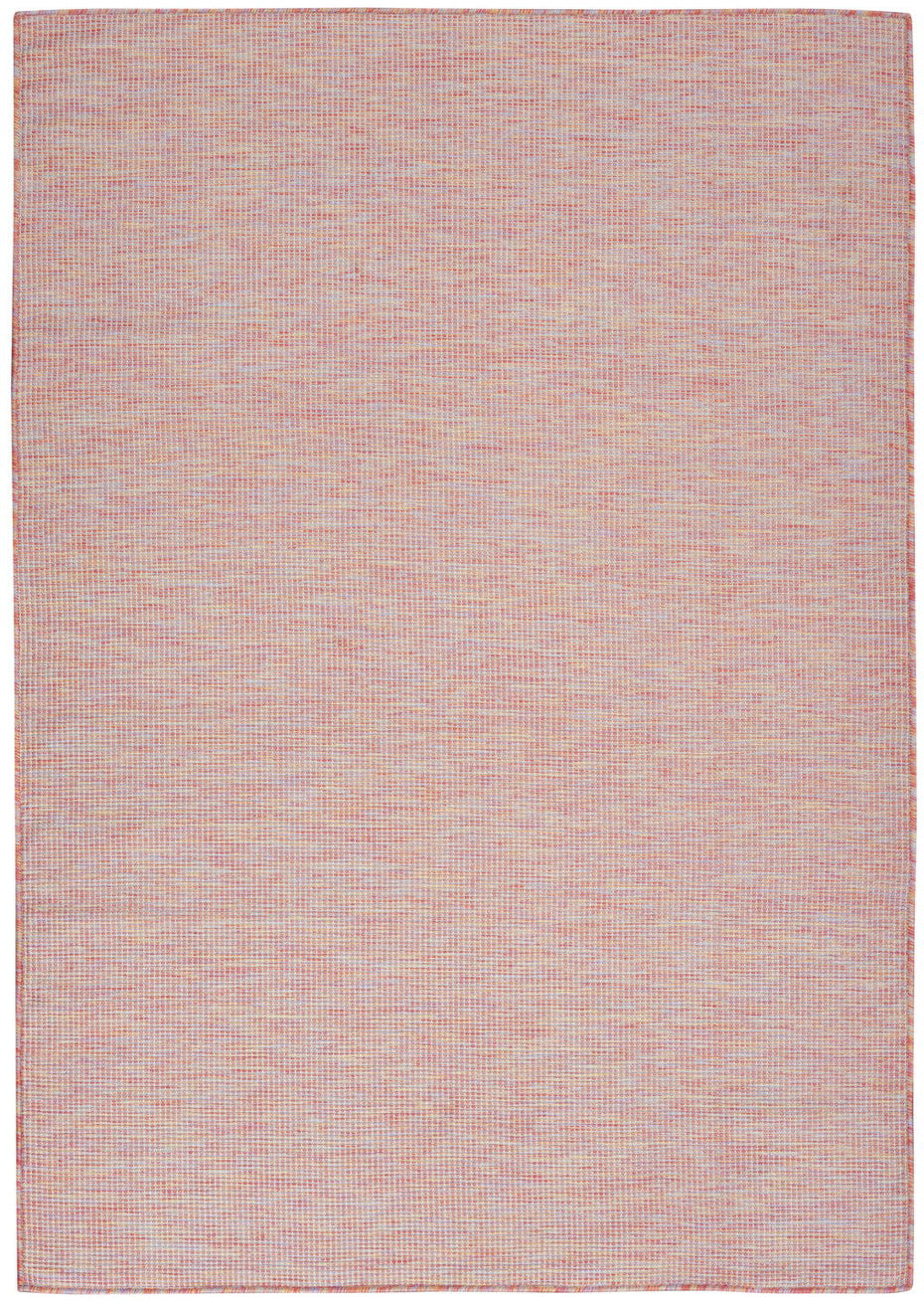 4' X 6' Power Loom Area Rug - Dark Red