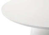 Jasper - Wide Contemporary Round Dining Table by Lilola Home | Bel Furniture