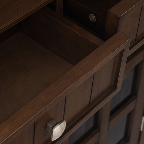 Acadian - Handcrafted Entryway Storage Cabinet by Simpli-Home | Bel Furniture