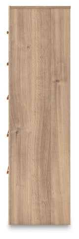 Kinlanni - Five Drawer Chest - Tan
