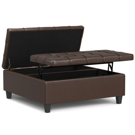Harrison - Upholstered Coffee Table Storage Ottoman - view 42