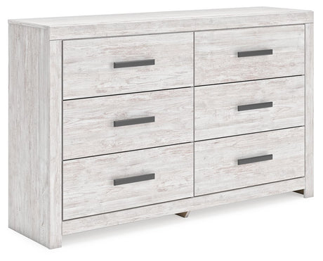 Cayboni - Whitewash - Six Drawer Dresser by Signature Design by Ashley® | Bel Furniture