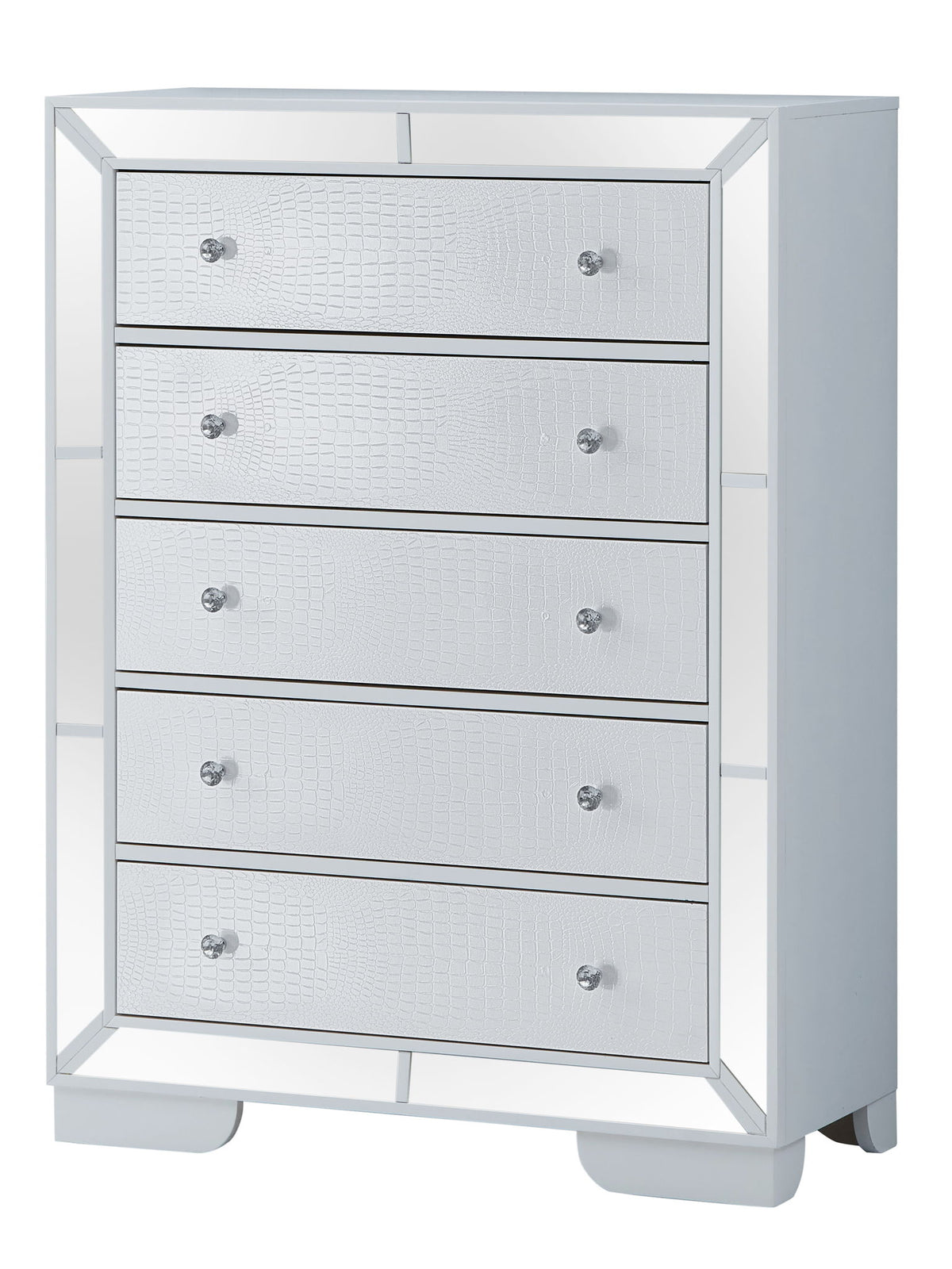 Sleek Contemporary Storage Chest - White by Glory Furniture | Bel Furniture