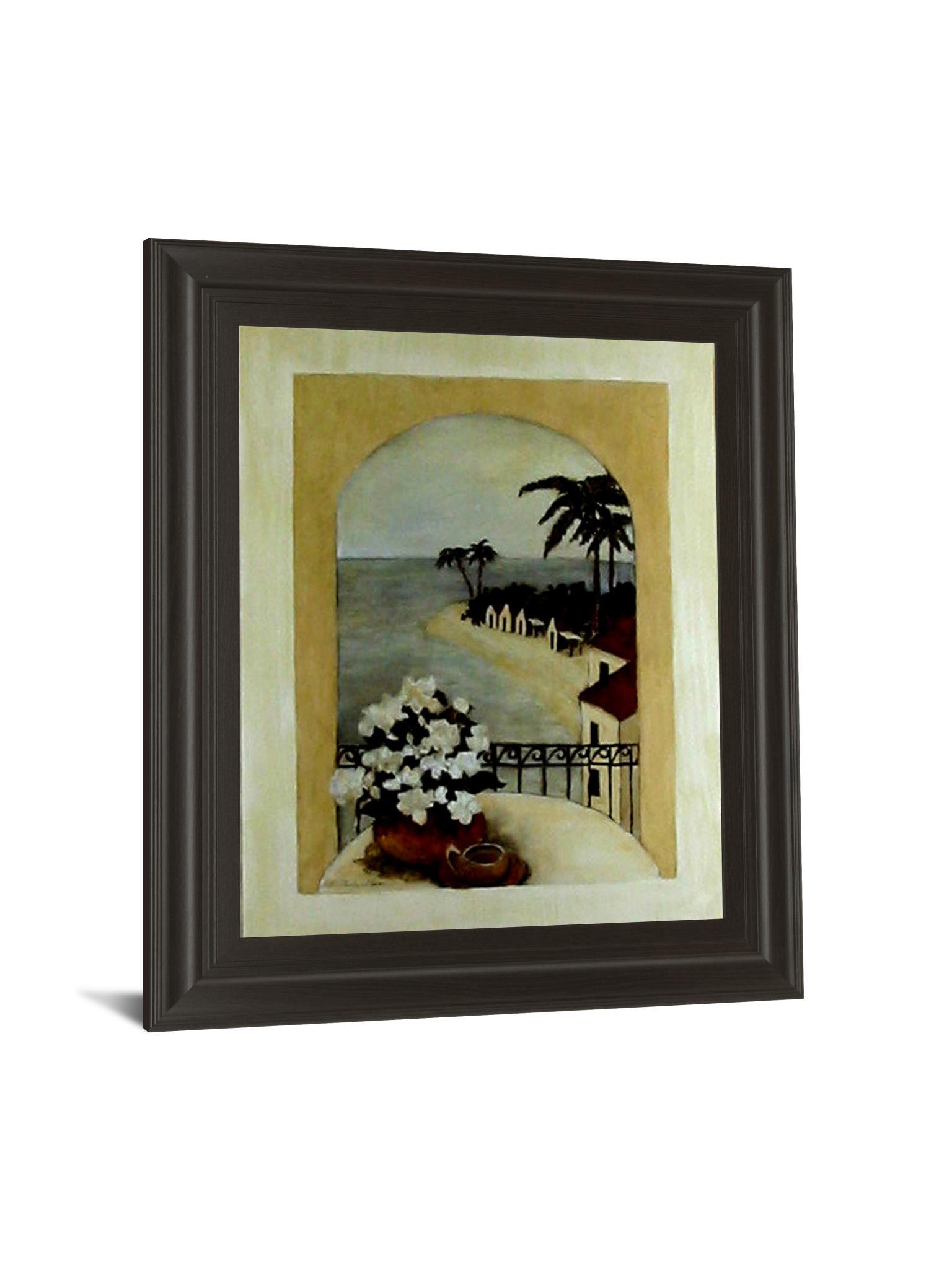 Memories Of Italy By Conrad Knutsen - Framed Print Wall Art - Red