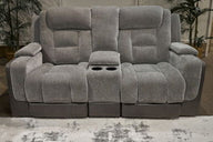 Mixed Motion - Power Reclining Loveseat With Console / Adjustable Headrest