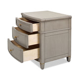 Dauphin - 3 Drawer Accent End Table by Jennifer Taylor Home | Bel Furniture