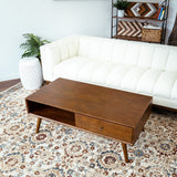 Caroline - Coffee Table - Walnut Brown by Ashcroft Furniture | Bel Furniture