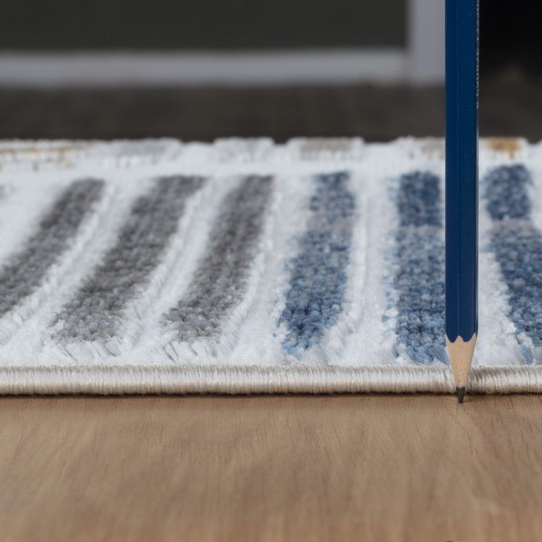 Nova - 2'7" X 7' Area Rug Polypropylene - Multi / White by Icona Home Decor | Bel Furniture