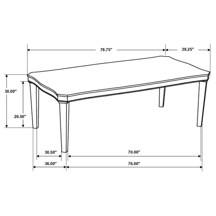 Ronnie - Rectangular Dining Table Set