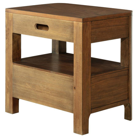 Maderia - 2-Drawer Nightstand Bedside Table - Walnut by Coaster Fine Furniture | Bel Furniture