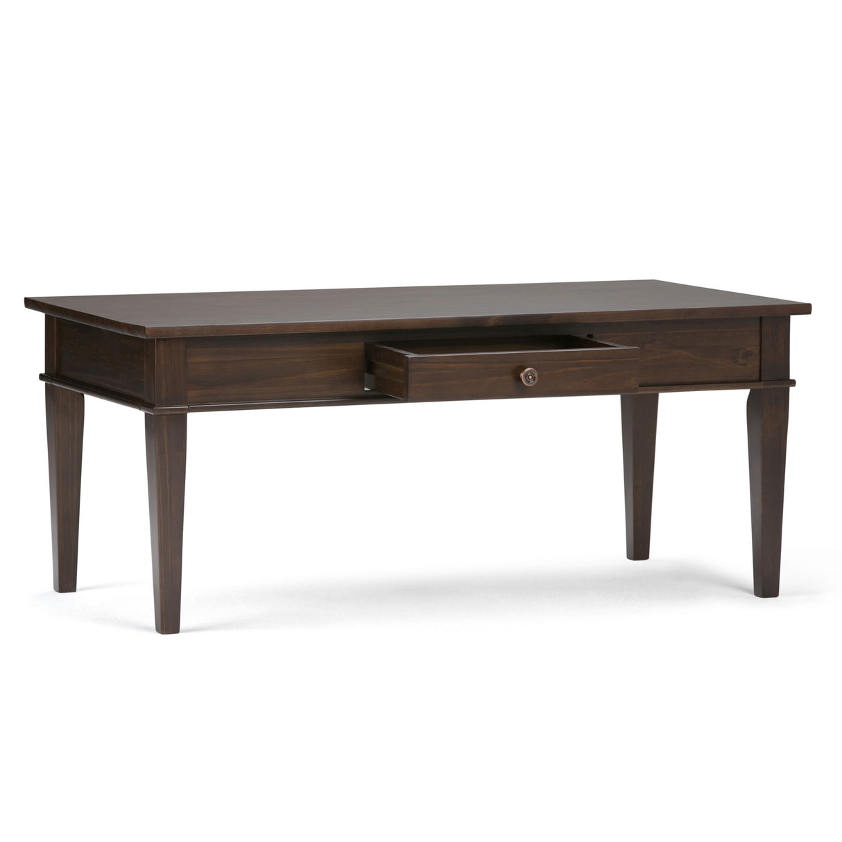 Carlton - Coffee Table - Dark Tobacco Brown by Simpli-Home | Bel Furniture