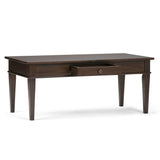 Carlton - Coffee Table - Dark Tobacco Brown by Simpli-Home | Bel Furniture