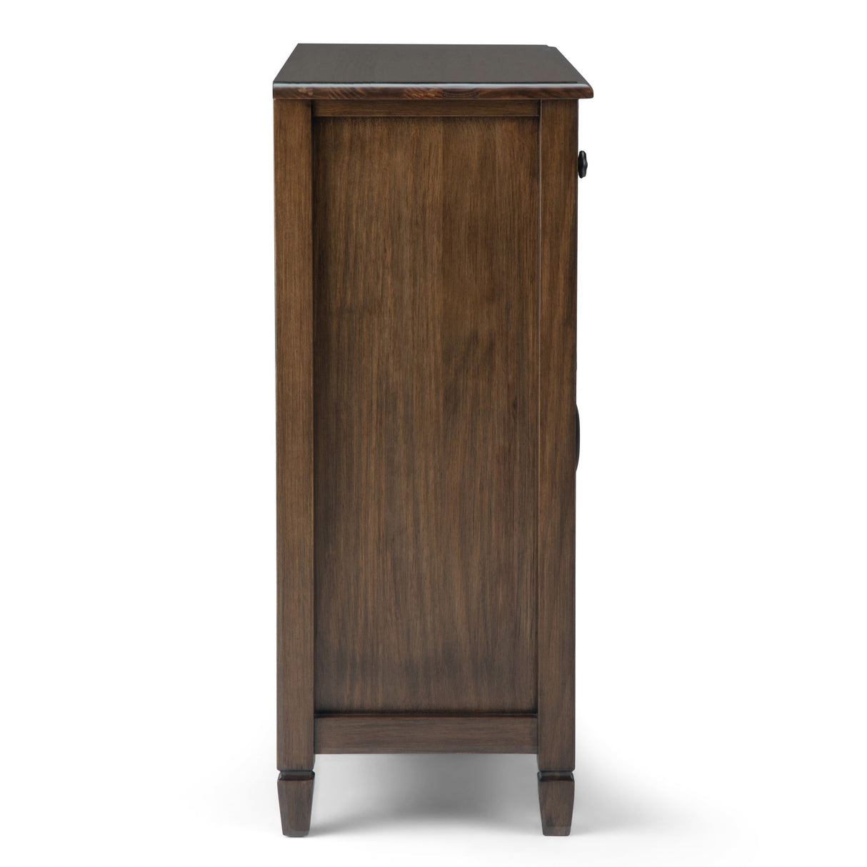 Connaught - Entryway Storage Cabinet - Rustic Natural Aged Brown by Simpli-Home | Bel Furniture