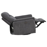Adler - Upholstered Power Swivel Glider Recliner